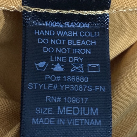 🥂Host Pick! NWOT Yellow Classic Tie Waist Pants M - Picture 5 of 6